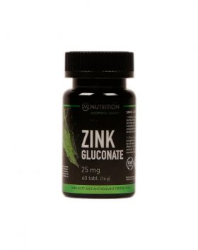 M-NUTRITION Zink Gluconate 25 mg, 60 tabl. (Poistotuote)